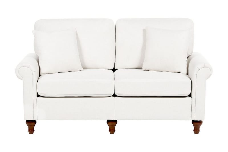 Cher Sofa 2-personers - Hvid/Mørkt træ - Møbler - Sofaer - 2 personers sofa