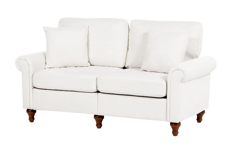 Cher Sofa 2-personers - Hvid/Mørkt træ - Møbler - Sofaer - 2 personers sofa