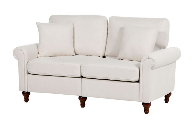 Cher Sofa 2-personers - Beige/Mørkt træ - Møbler - Sofaer - 2 personers sofa