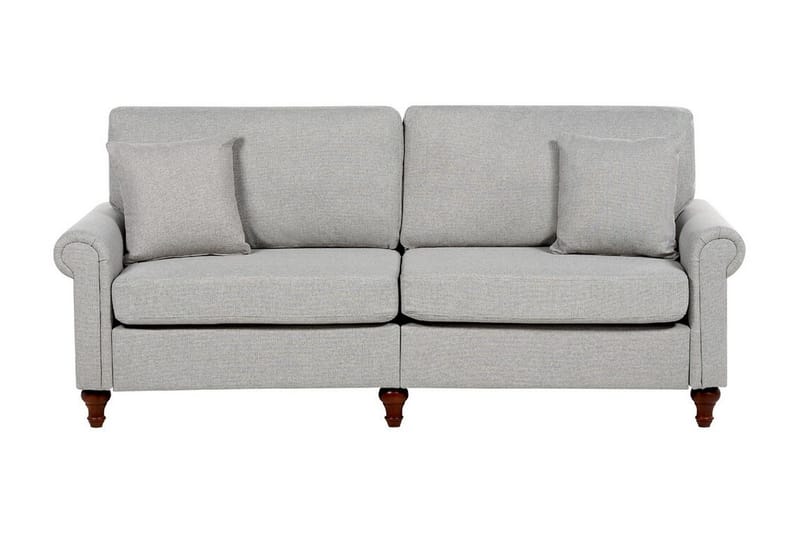 Cher Sofa 3-personers - Grå/Mørkt træ - Møbler - Sofaer - 3 personers sofa