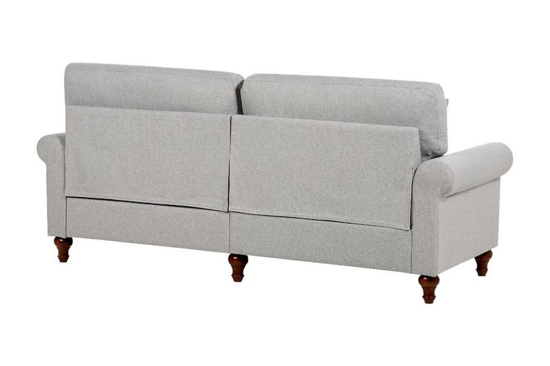 Cher Sofa 3-personers - Grå/Mørkt træ - Møbler - Sofaer - 3 personers sofa