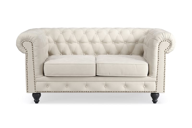 Chesterfield Deluxe 2-pers Sofa - Beige - Møbler - Sofaer - 2 personers sofa