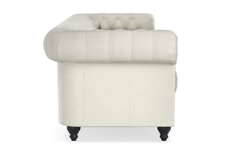 Chesterfield Deluxe 3-pers Sofa - Beige - Møbler - Sofaer - 3 personers sofa