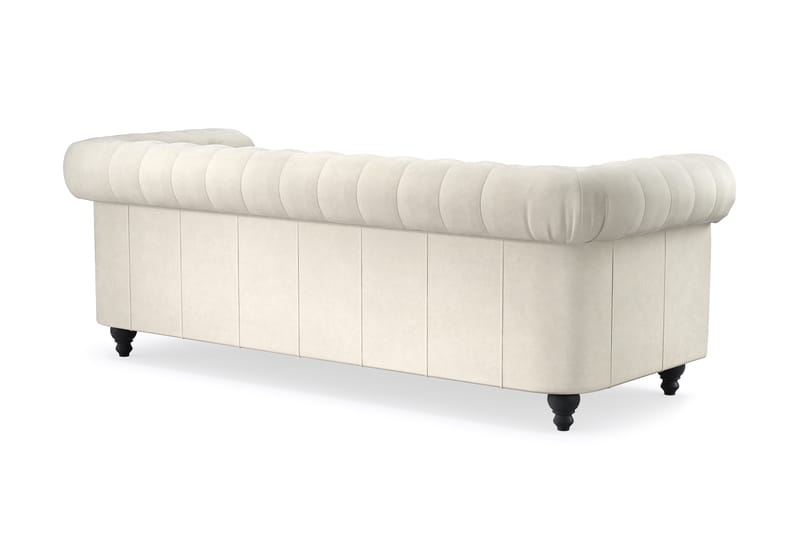 Chesterfield Deluxe 3-pers Sofa - Beige - Møbler - Sofaer - 3 personers sofa