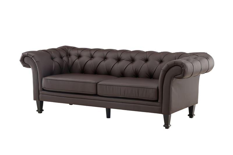 Ätran Chesterfield Sofa 2-personers - Brun - Møbler - Sofaer - Chesterfield sofaer