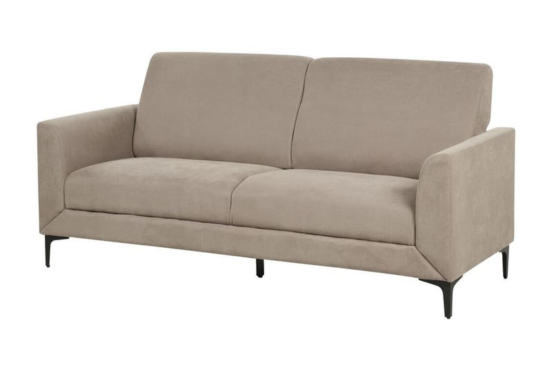 Chet Sofa 3-personers - Beige/Sort - Møbler - Sofaer - 3 personers sofa