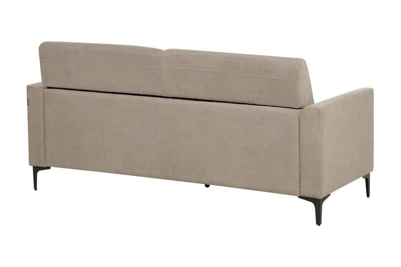 Chet Sofa 3-personers - Beige/Sort - Møbler - Sofaer - 3 personers sofa