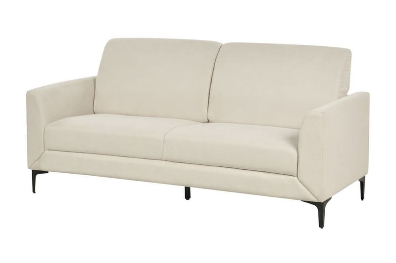 Chet Sofa 3-personers - Beige/Sort - Møbler - Sofaer - 3 personers sofa