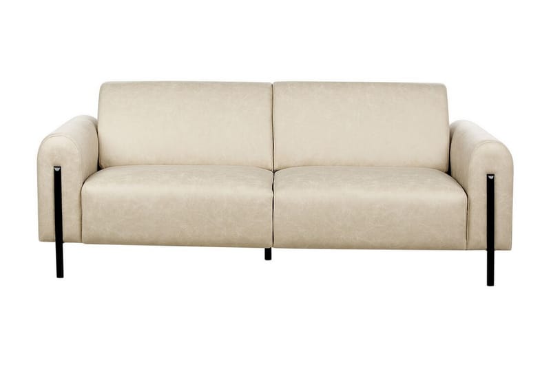 Christa Sofa 3-personers - Beige/Sort - Møbler - Sofaer - 3 personers sofa