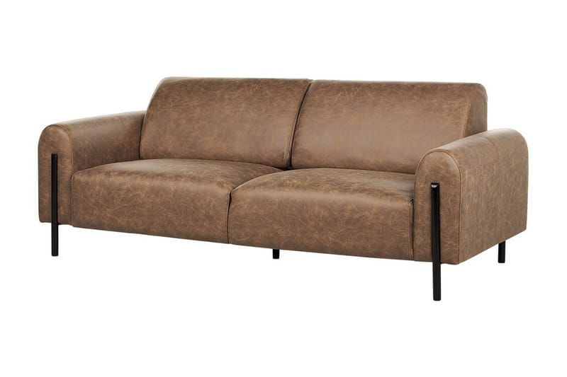 Christa Sofa 3-personers - Brun/Sort - Møbler - Sofaer - 3 personers sofa