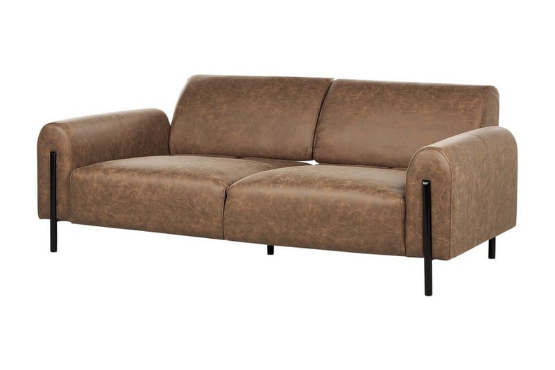 Christa Sofa 3-personers - Brun/Sort - Møbler - Sofaer - 3 personers sofa