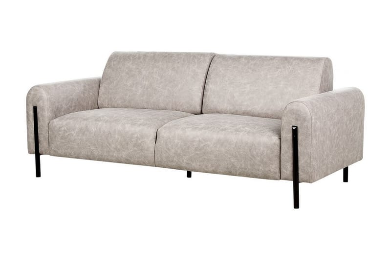 Christa Sofa 3-personers - Grå/Sort - Møbler - Sofaer - 3 personers sofa