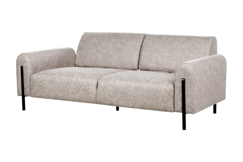 Christa Sofa 3-personers - Grå/Sort - Møbler - Sofaer - 3 personers sofa