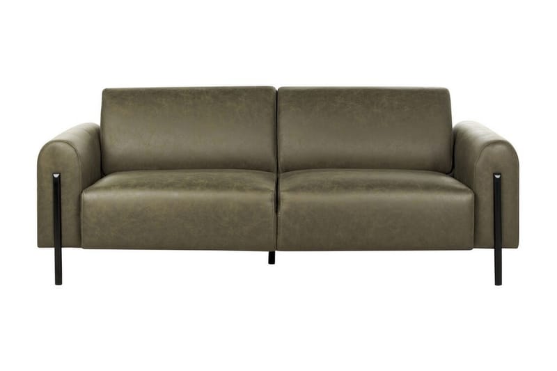 Christa Sofa 3-personers - Grøn/Sort - Møbler - Sofaer - 3 personers sofa