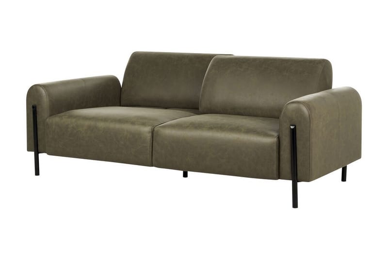 Christa Sofa 3-personers - Grøn/Sort - Møbler - Sofaer - 3 personers sofa