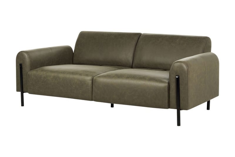 Christa Sofa 3-personers - Grøn/Sort - Møbler - Sofaer - 3 personers sofa