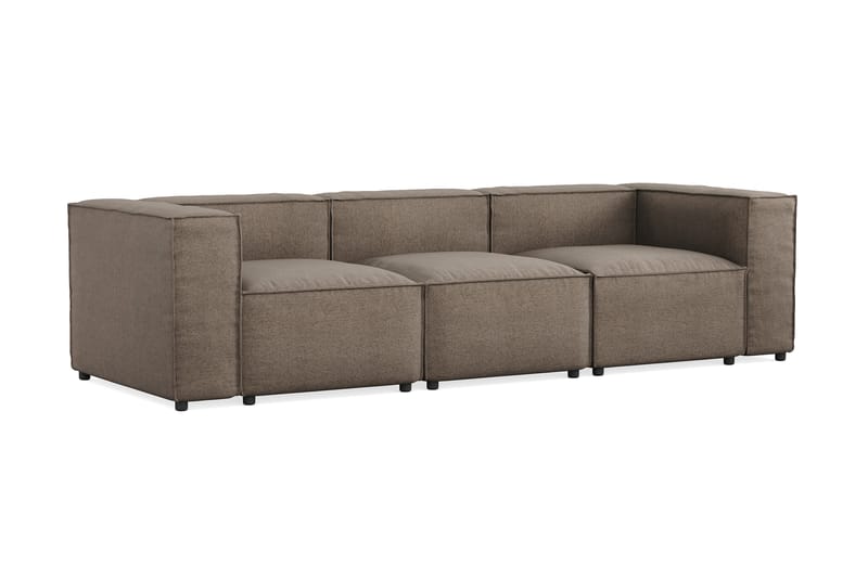 Cubo 3-Pers. sofa - Grå - Møbler - Sofaer - 3 personers sofa