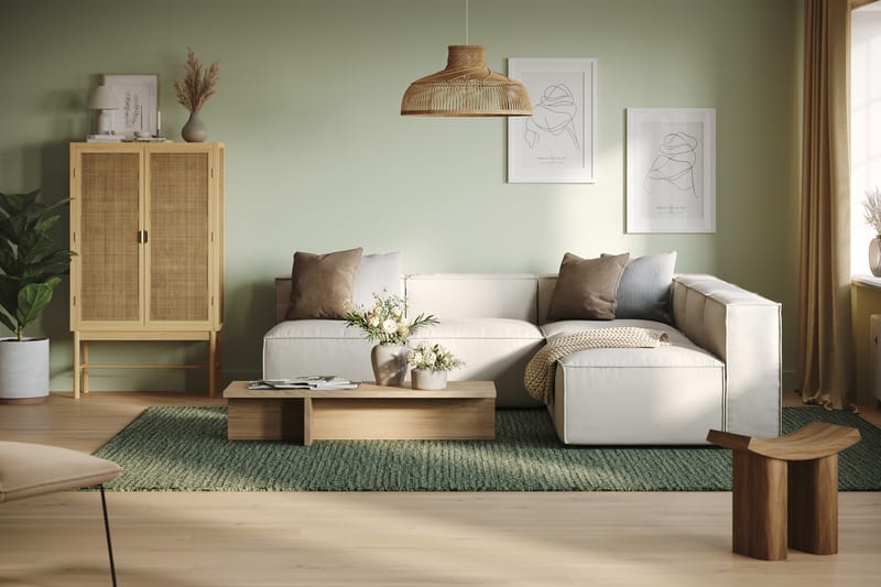 Cubo Hjørnesofa - Beige - Møbler - Sofaer - Hjørnesofa