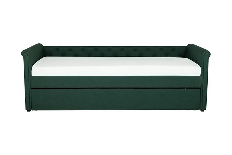 Argenteuil Daybed 80x200 cm - Grøn - Daybed - Daybed udvidelig - Daybed dobbeltseng - Velour sofaer - Daybed med opbevaring - Lædersofaer