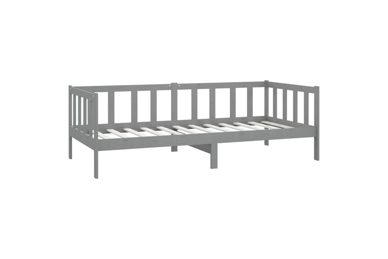 daybed 90x200 cm massivt fyrretræ grå - Grå - Møbler - Sofaer - Daybed