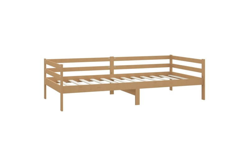 daybed 90x200 cm massivt fyrretræ gyldenbrun - Brun - Møbler - Sofaer - Daybed