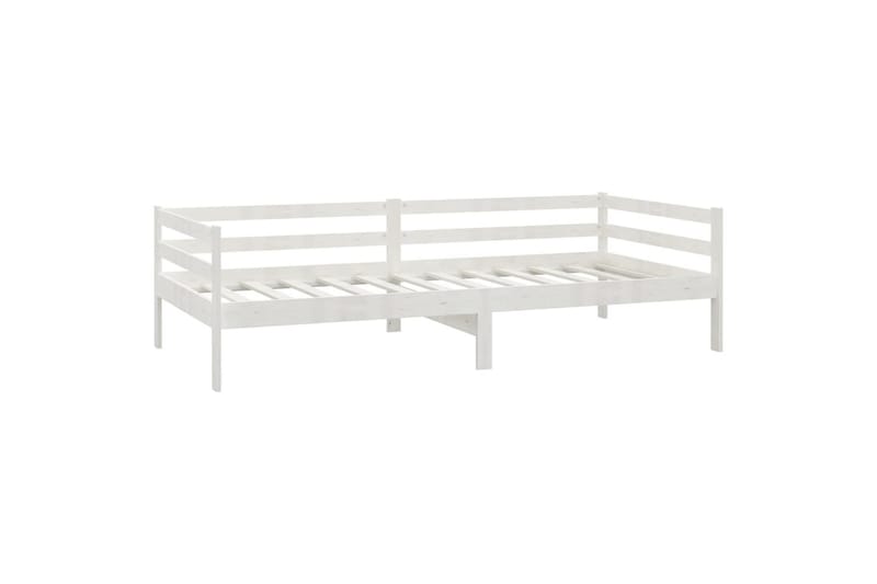 daybed med skuffer 90x200 cm massivt fyrretræ hvid - Hvid - Møbler - Sofaer - Daybed