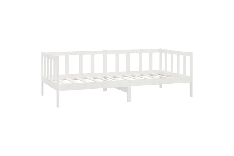 daybed med skuffer 90x200 cm massivt fyrretræ hvid - Hvid - Møbler - Sofaer - Daybed