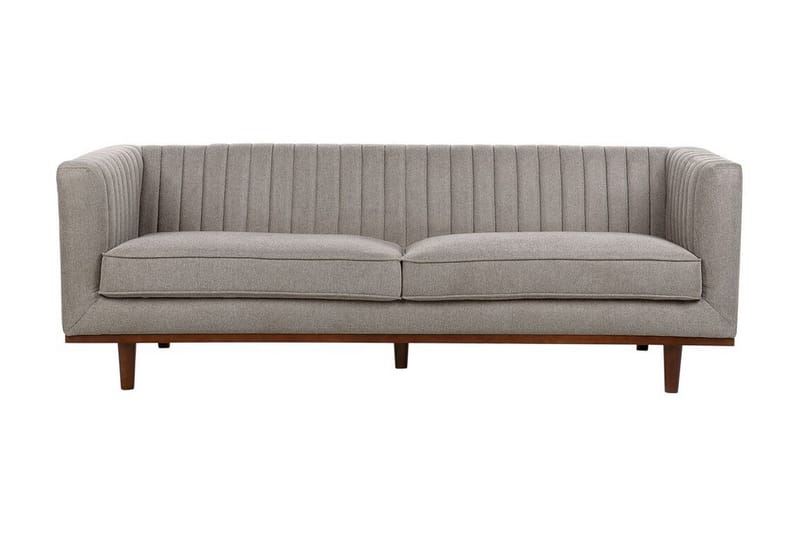 Daymian Sofa 3-personers - Brun/Mørkt træ - Møbler - Sofaer - 3 personers sofa