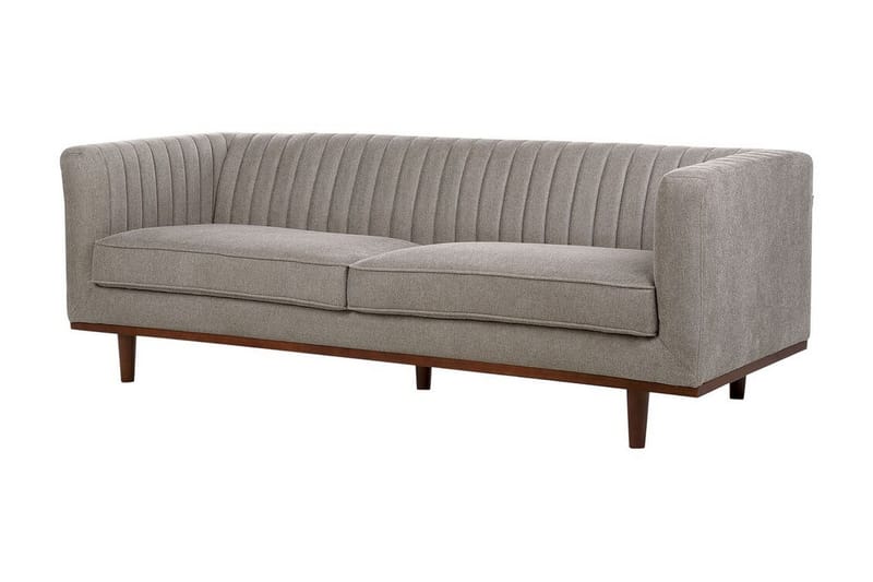 Daymian Sofa 3-personers - Brun/Mørkt træ - Møbler - Sofaer - 3 personers sofa