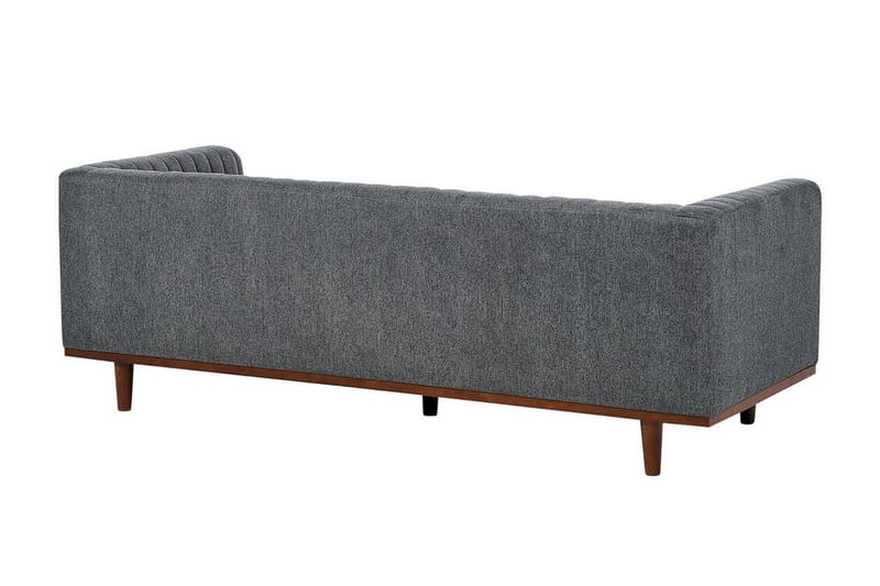 Daymian Sofa 3-personers - Grå/Mørkt træ - Møbler - Sofaer - 3 personers sofa