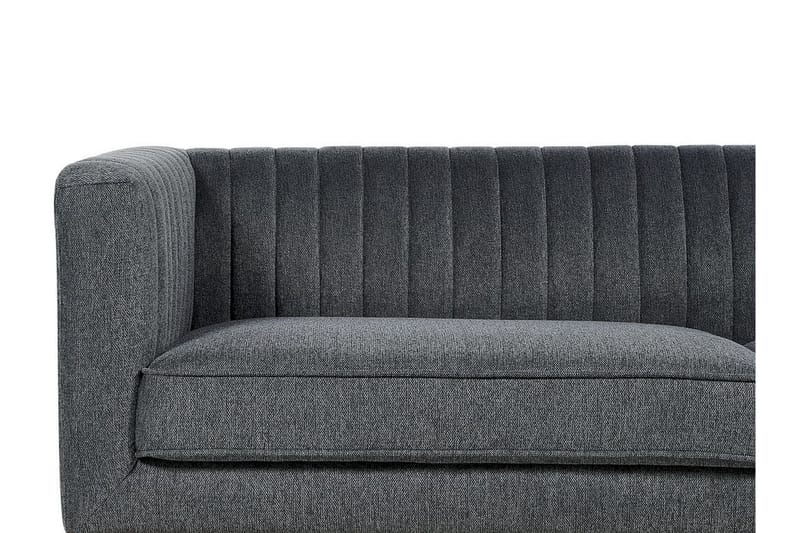 Daymian Sofa 3-personers - Grå/Mørkt træ - Møbler - Sofaer - 3 personers sofa