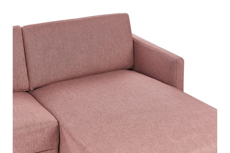 Deajna Hjørnesofa 2-personers - Rosa/Brun/Sort - Møbler - Sofaer - Hjørnesofa