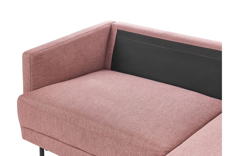 Deajna Hjørnesofa 2-personers - Rosa/Brun/Sort - Møbler - Sofaer - Hjørnesofa