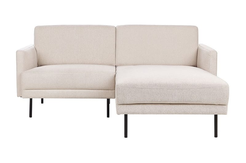 Deajna Hjørnesofa 2-personers - Beige/Sort - Møbler - Sofaer - Hjørnesofa