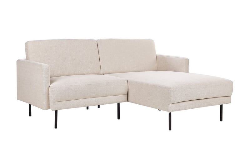 Deajna Hjørnesofa 2-personers - Beige/Sort - Møbler - Sofaer - Hjørnesofa