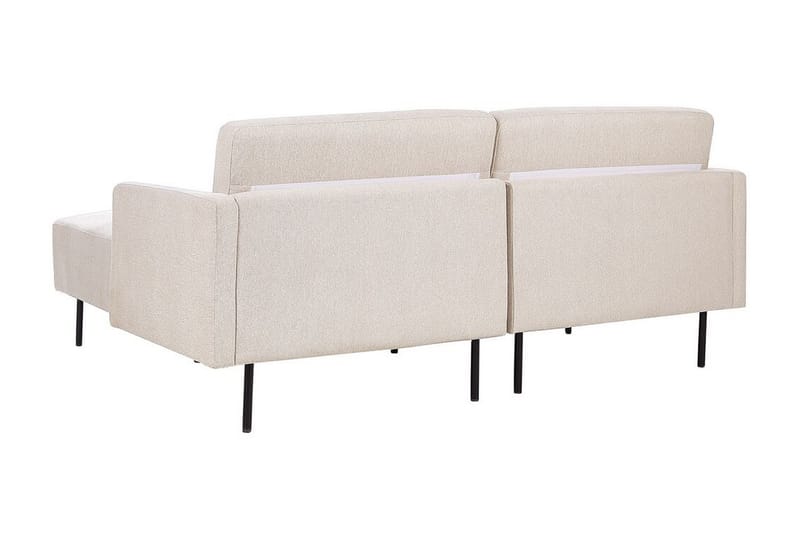 Deajna Hjørnesofa 2-personers - Beige/Sort - Møbler - Sofaer - Hjørnesofa