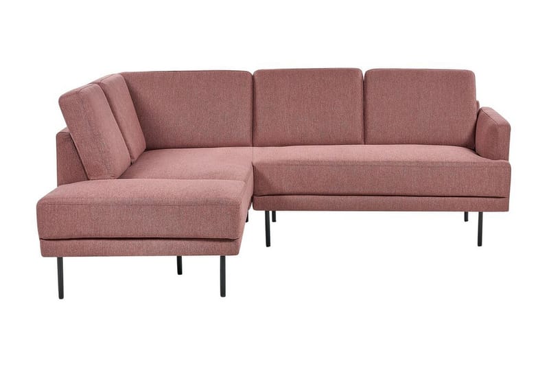 Deajna Hjørnesofa 4-personers - Rosa/Brun/Sort - Møbler - Sofaer - Hjørnesofa