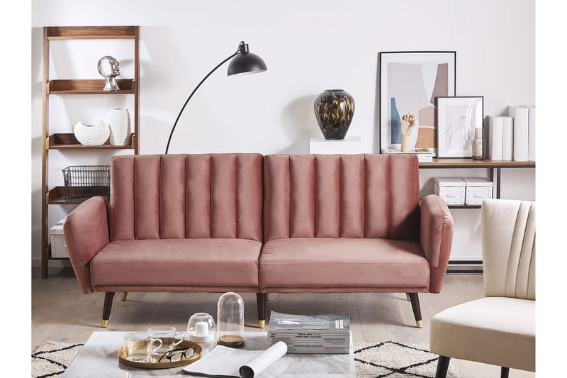 Debrina Sovesofa 3-personers - Rosa - Møbler - Sofaer - Sovesofaer