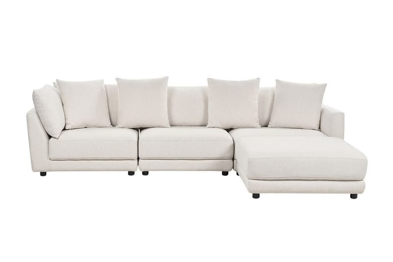 Delisha Sofa 3-personers - Hvid/Sort - Møbler - Sofaer - 3 personers sofa