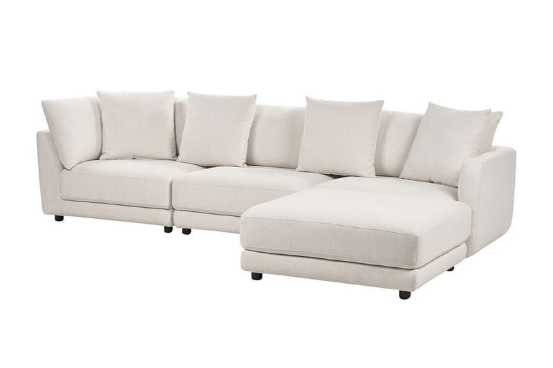 Delisha Sofa 3-personers - Hvid/Sort - Møbler - Sofaer - 3 personers sofa