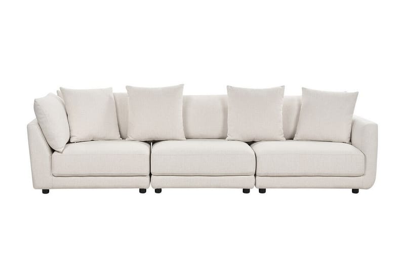 Delisha Sofa 3-personers - Hvid/Sort - Møbler - Sofaer - 3 personers sofa