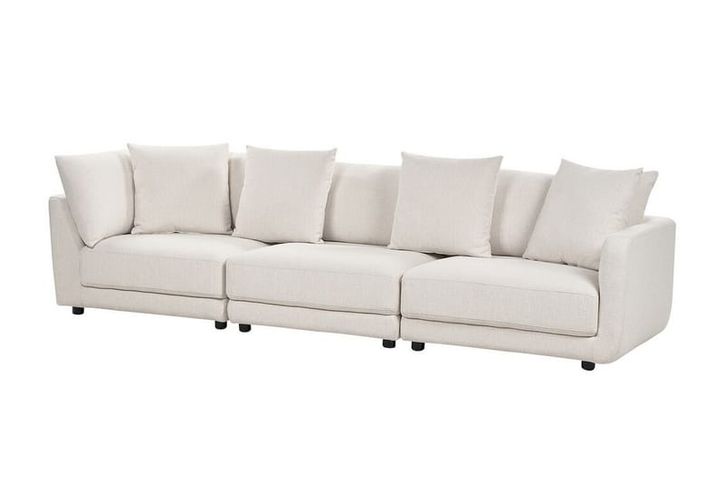 Delisha Sofa 3-personers - Hvid/Sort - Møbler - Sofaer - 3 personers sofa