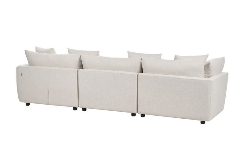 Delisha Sofa 3-personers - Hvid/Sort - Møbler - Sofaer - 3 personers sofa