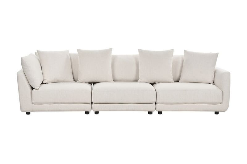 Delisha Sofa 3-personers - Hvid/Sort - Møbler - Sofaer - 3 personers sofa