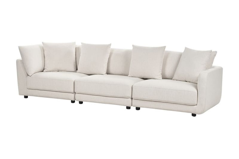 Delisha Sofa 3-personers - Hvid/Sort - Møbler - Sofaer - 3 personers sofa