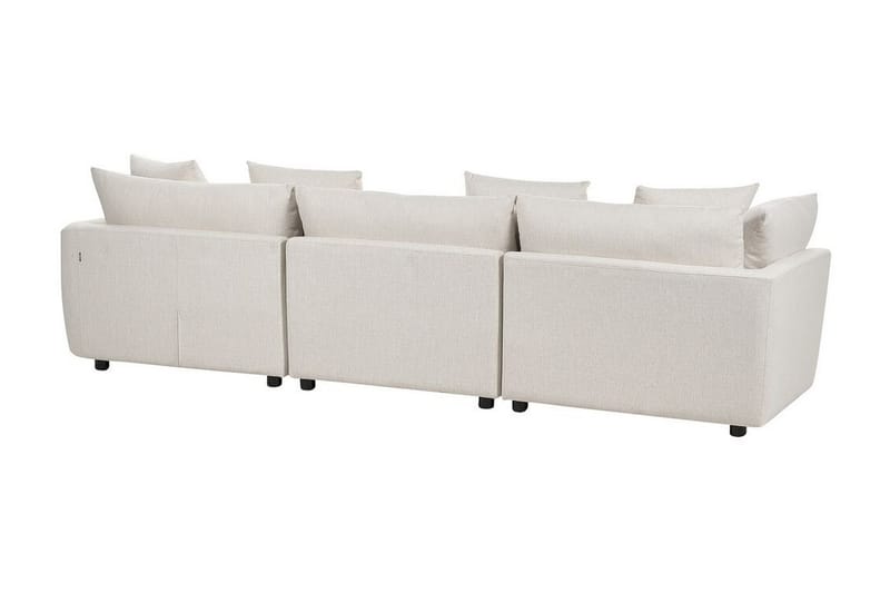 Delisha Sofa 3-personers - Hvid/Sort - Møbler - Sofaer - 3 personers sofa