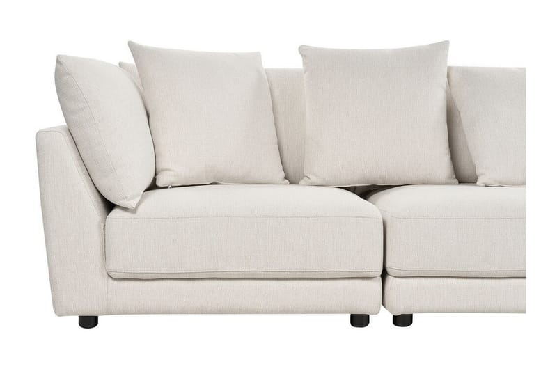 Delisha Sofa 3-personers - Hvid/Sort - Møbler - Sofaer - 3 personers sofa