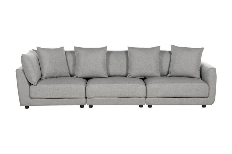 Delisha Sofa 3-personers - Grå/Sort - Møbler - Sofaer - 3 personers sofa