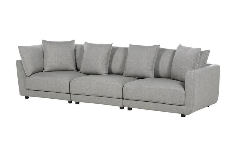 Delisha Sofa 3-personers - Grå/Sort - Møbler - Sofaer - 3 personers sofa