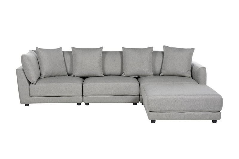 Delisha Sofa 3-personers - Grå/Sort - Møbler - Sofaer - 3 personers sofa